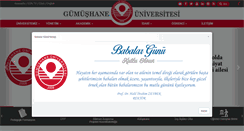 Desktop Screenshot of gumushane.edu.tr
