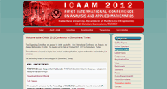 Desktop Screenshot of icaam2012.gumushane.edu.tr